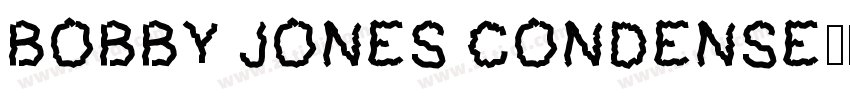 BOBBY JONES CONDENSE字体转换